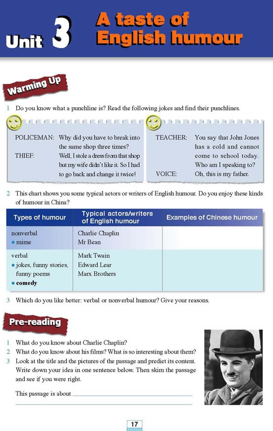 Unit 3��A taste of English humour_31